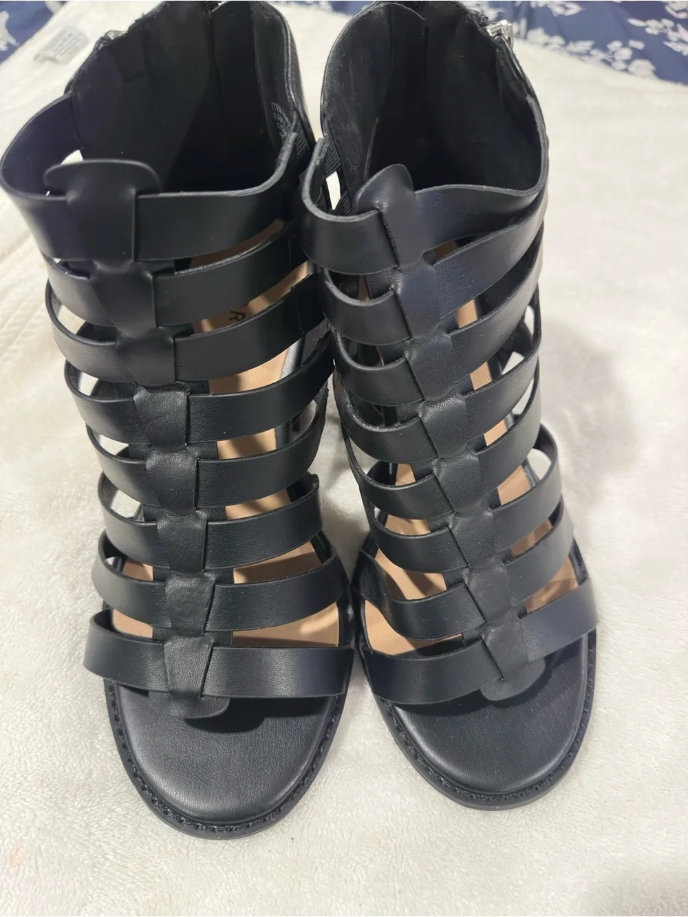 torrid Black Strappy Block Heel Sandals